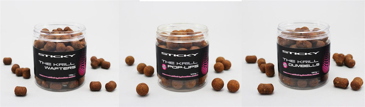 Sticky Baits The Krill Pop-Ups, Wafter, Dumbells