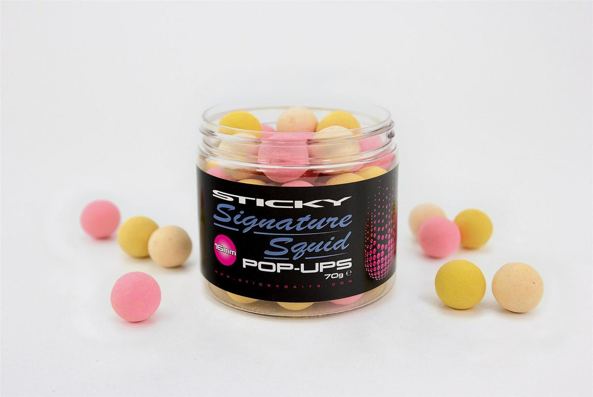 Sticky Baits - Signature Squid Pop-Ups, Wafters