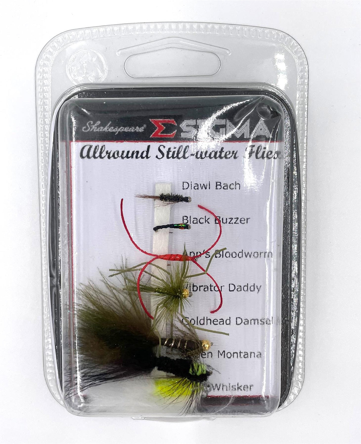 Shakespeare Sigma Fly Selection - ALL ROUND STILLWATER - 7pk