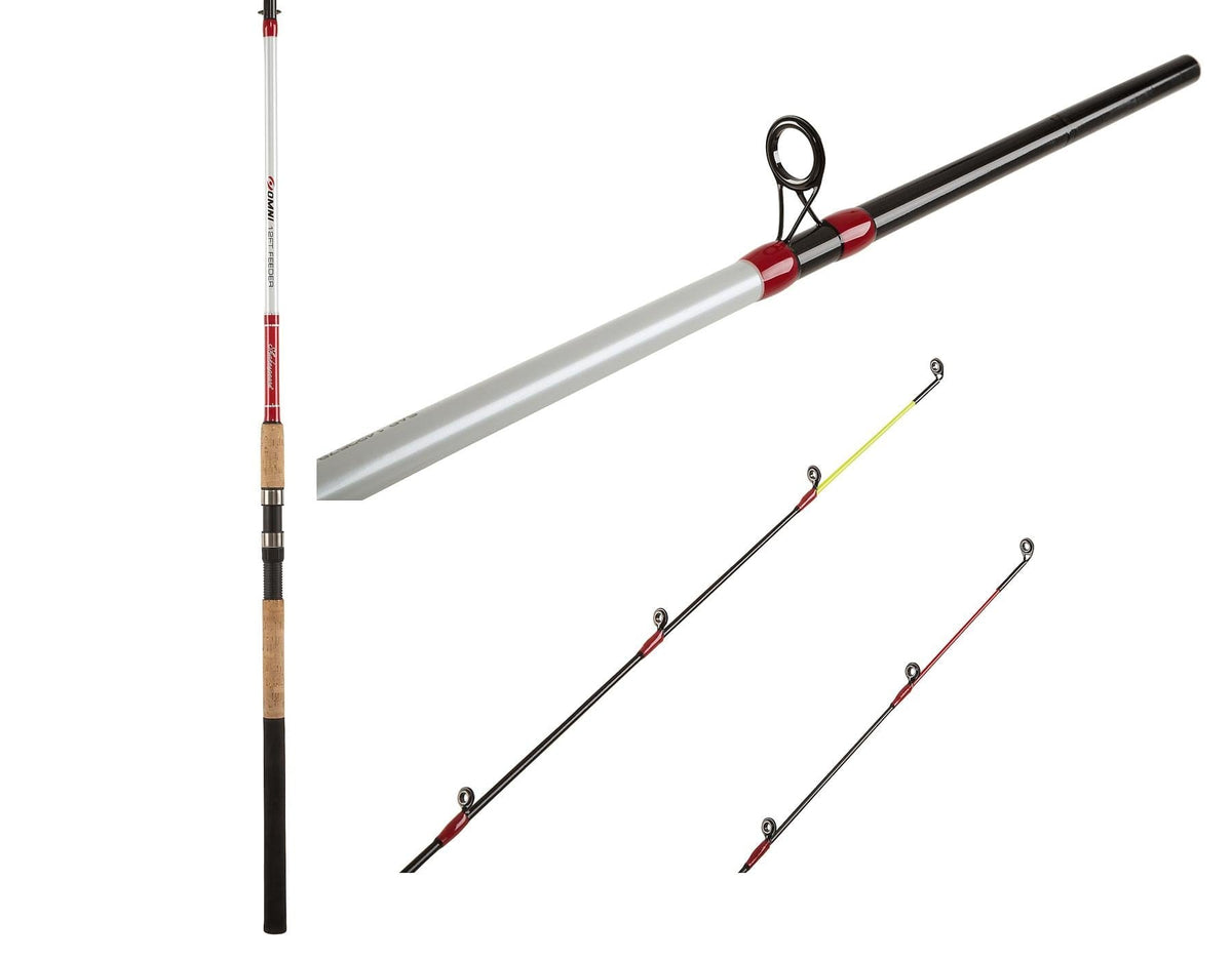 Shakespeare OMNI Carbon Feeder Rod incl 2 tips and transport bag