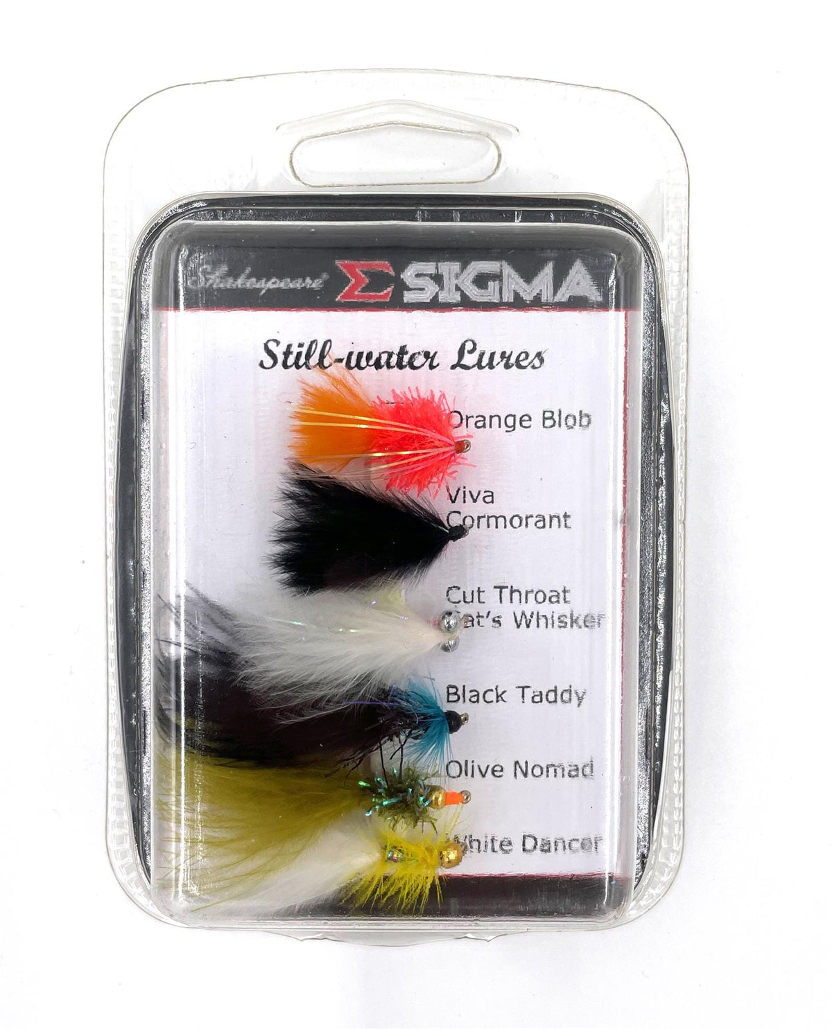Shakespeare Sigma Fly Selection - STILL-WATER LURES - 6pk