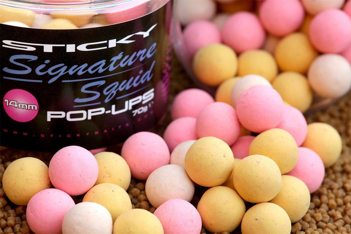 Sticky Baits - Signature Squid Pop-Ups, Wafters