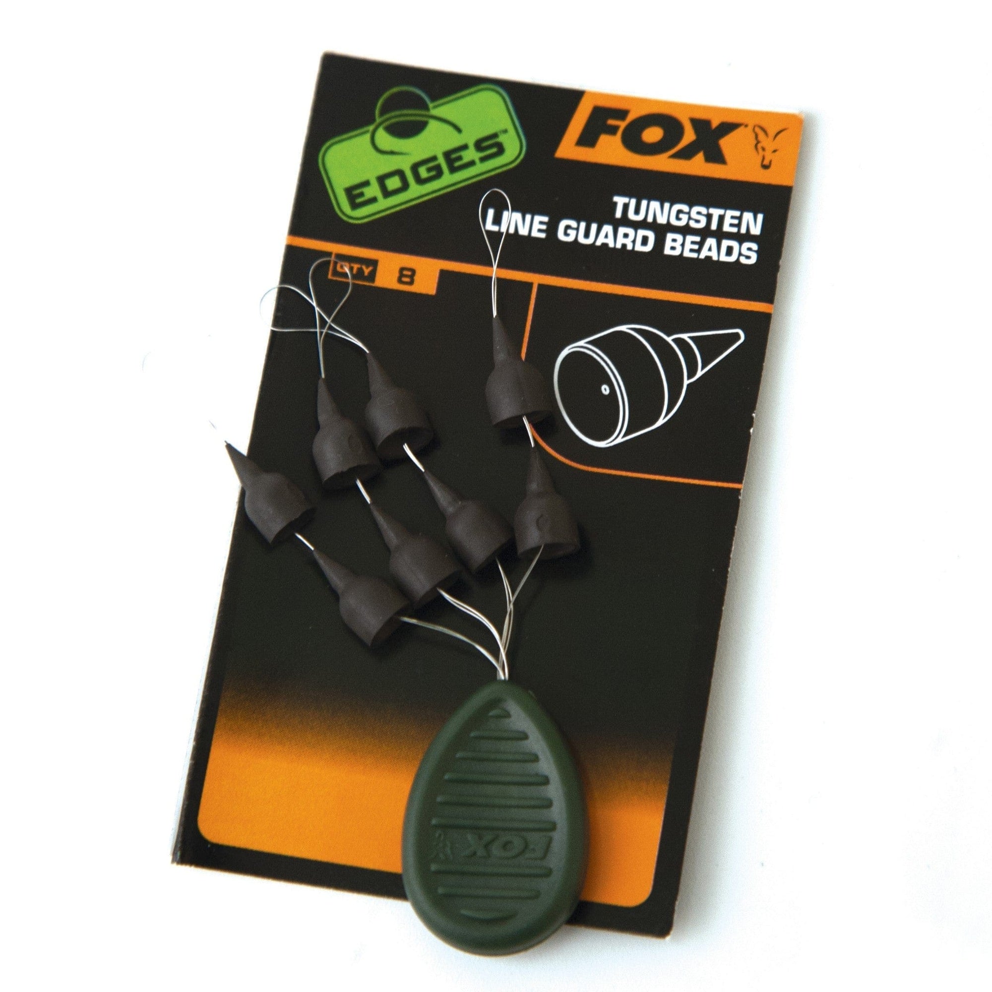 FOX Edges Tungsten Line guard beads x 8.