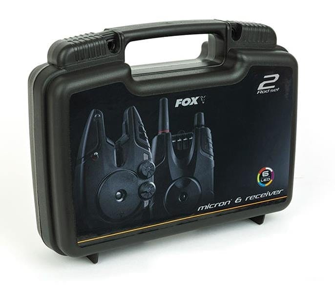 FOX MICRON MX BITE ALARM BOXED SETS (2, 3 and 4 set options) 6 LED Model.