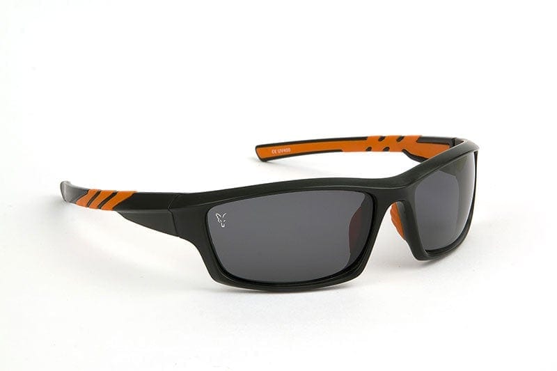 Fox Sunglasses Black/orange grey lense.