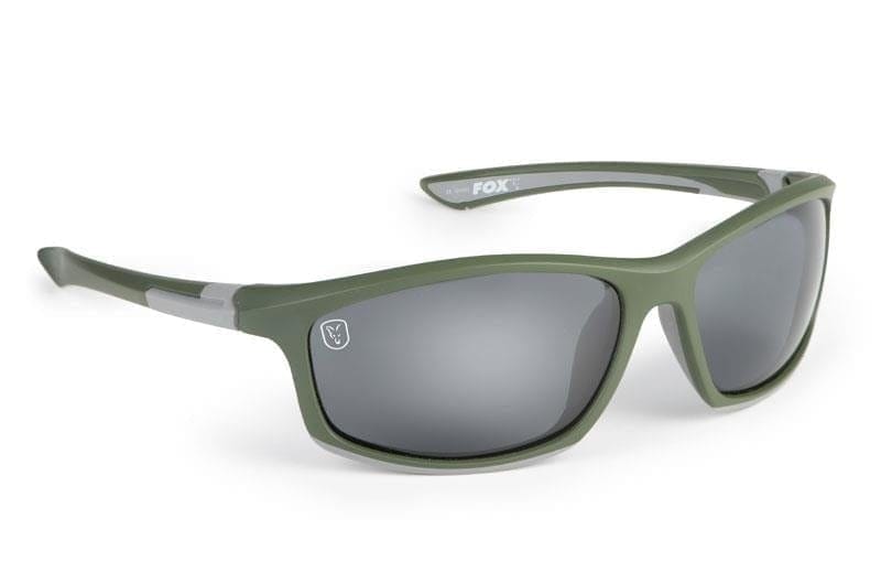 FOX Wraps Green/Silver Sunglasses.