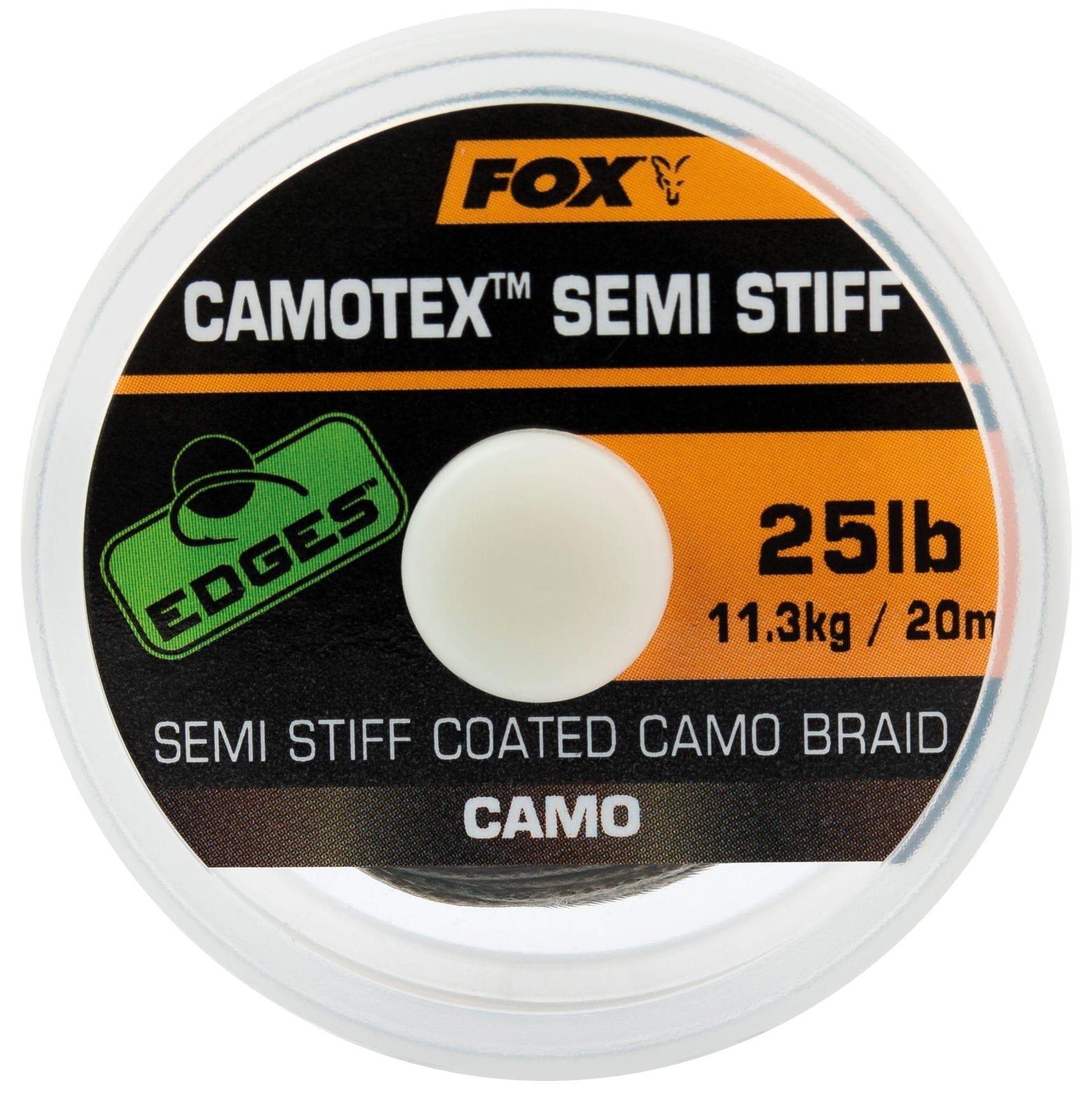 FOX Camotex Coated Camo Braid Soft, Semi & Still options.