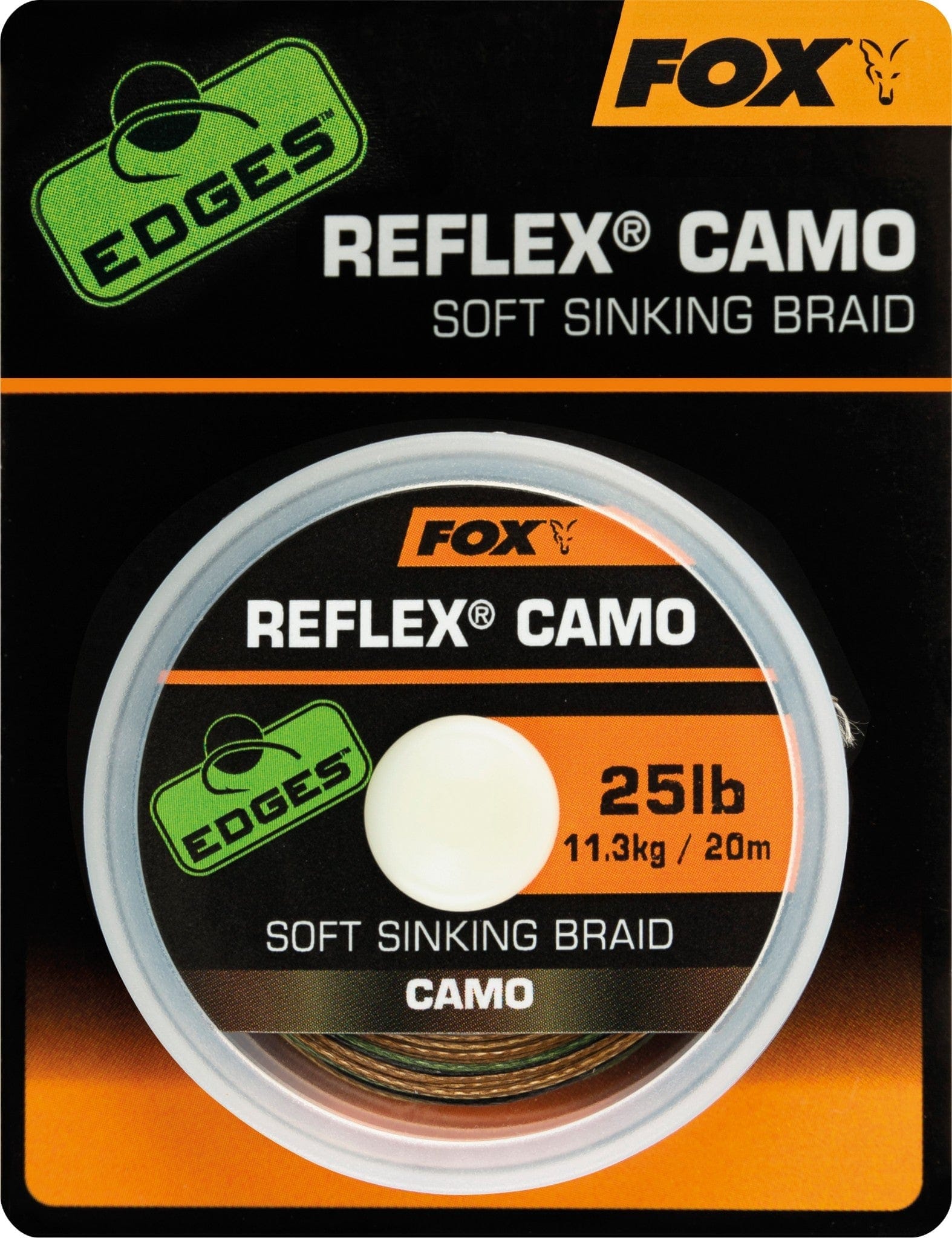 FOX Reflex Camo Soft Sinking Braid 20lb.