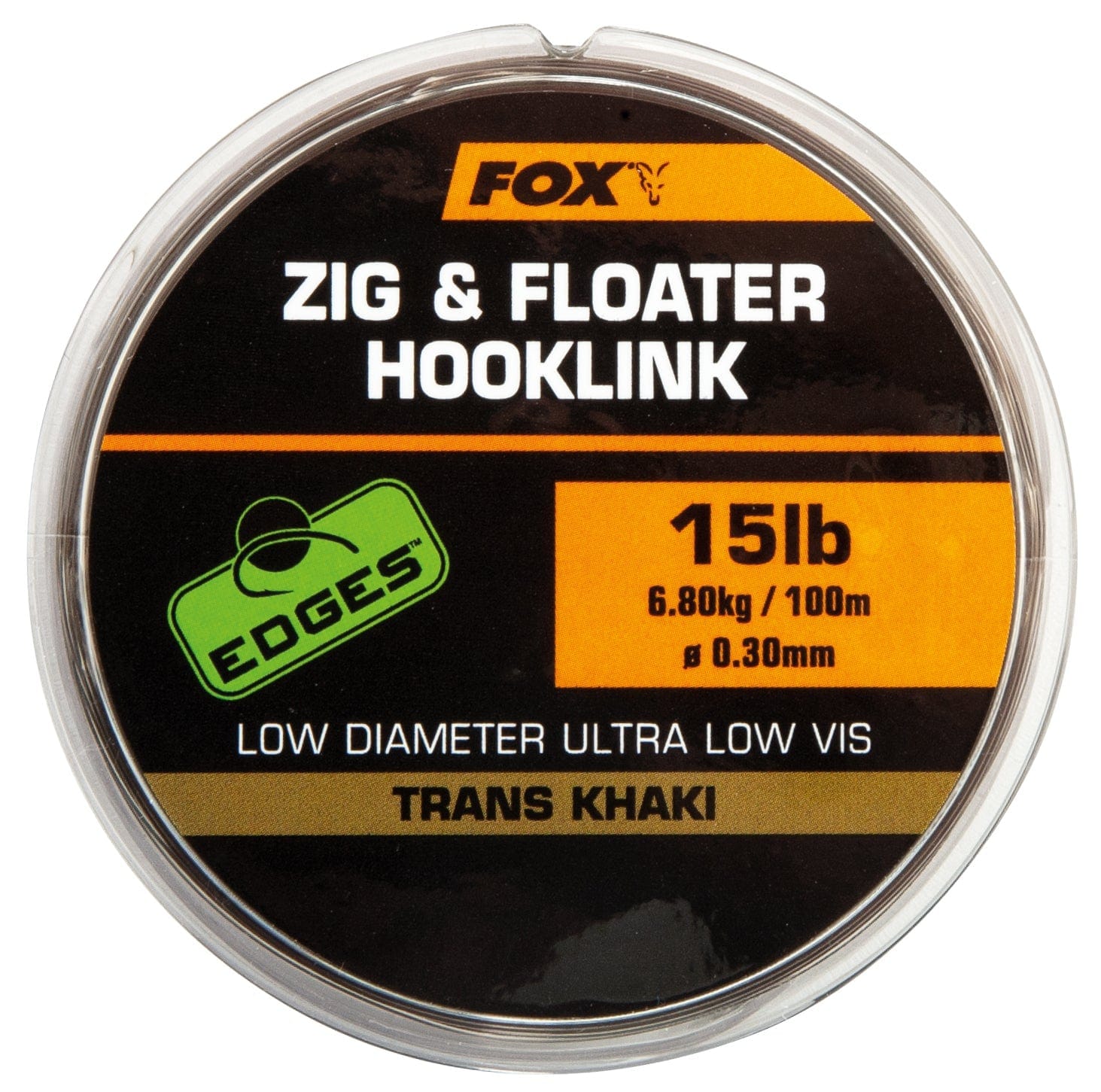 FOX Zig & Floater Hooklink Trans Khaki.