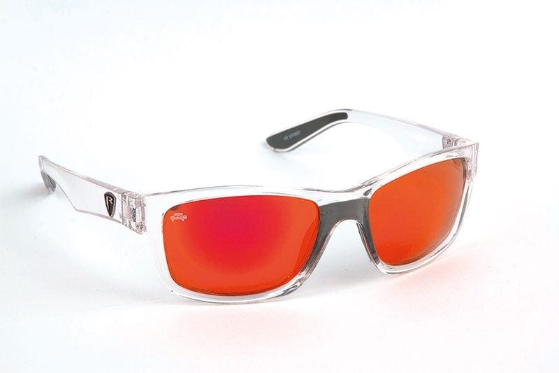 Fox Rage Sunglasses trans/mirror red grey lense.