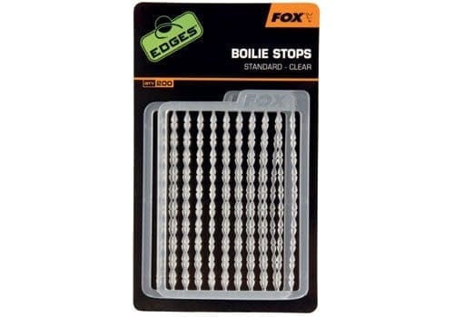 Fox Edges Boilie Stops standard clear.