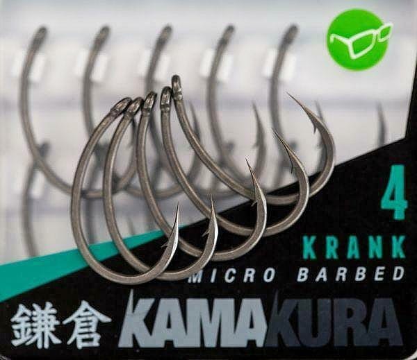 Korda Kamakura Precision Sharpened Hooks - Wide Gape &amp; Krank - All Sizes - 10pk.