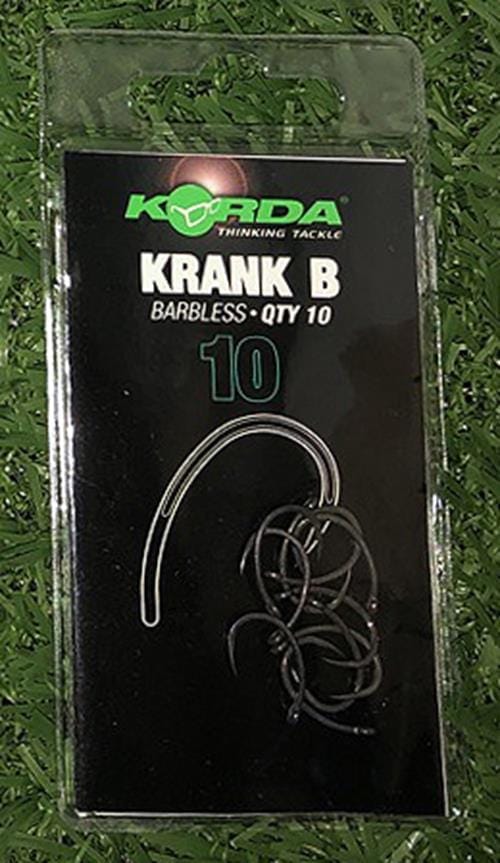 Korda Krank Micro Barb &amp; Barbless - All Sizes - 10 pcs.