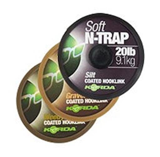 Korda N Trap Soft &amp; Semi Stiff Hooklink - All Sizes and Colours.