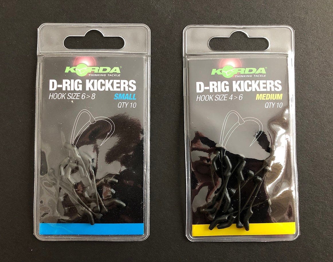 Korda D Rig Kickers  Green - All Sizes - 10pcs per pack.
