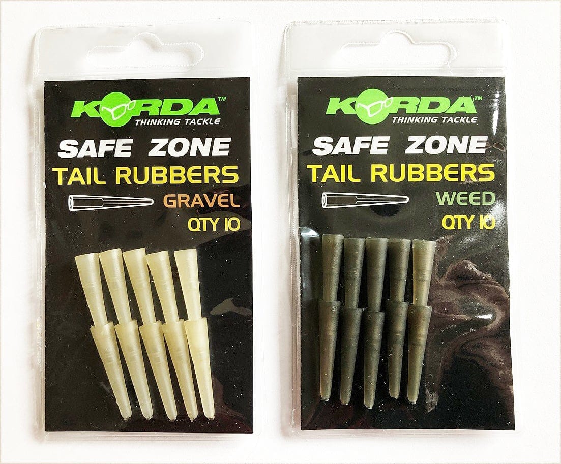 Korda Safe Zone Tail Rubbers - 10pcs - All Colours.