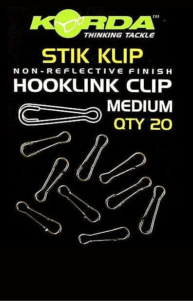 Korda Stik Klip Hooklink - Small  - 20 per pack.