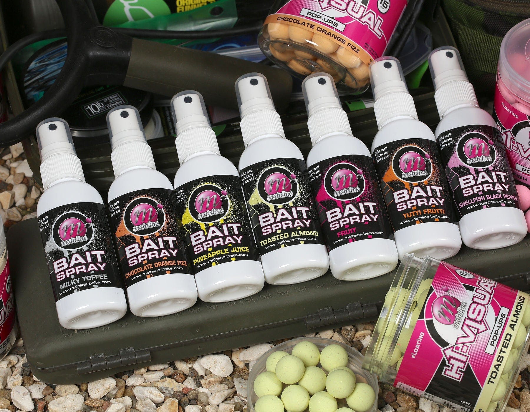 Mainline Bait Sprays - Choices of Flavours.