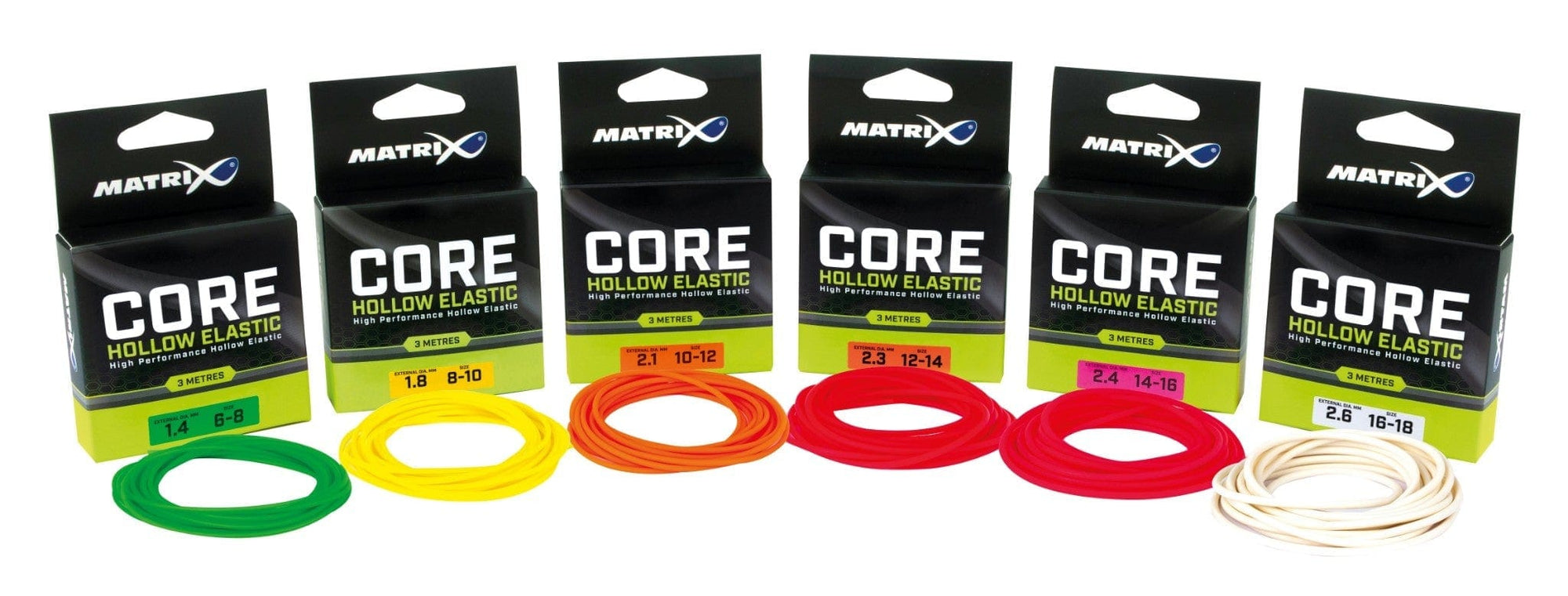 Matrix Core Elastics 3m  - All Colours & Sizes.