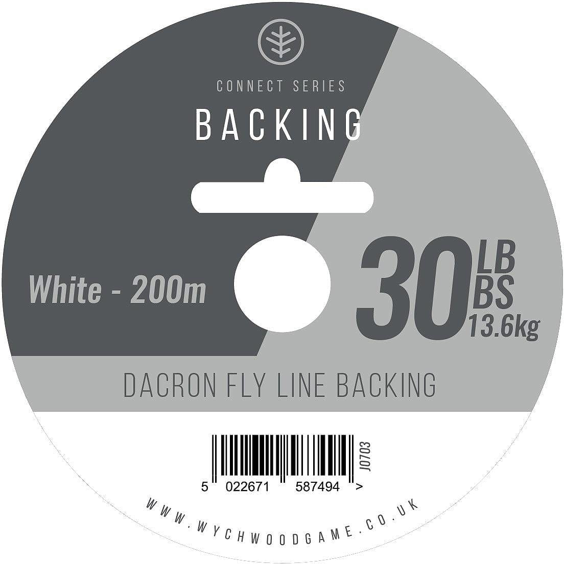 WYCHWOOD CONNECT SERIES BACKING 30LB WHITE 200M.
